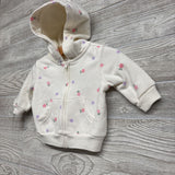 Jacket Flowers 0-3M
