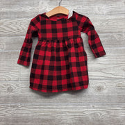 Buffalo Plaid LS Dress 24M