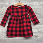 Buffalo Plaid LS Dress 18M