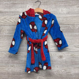 Plush Spider-man Robe 2-3t