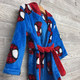 Plush Spider-man Robe 2-3t