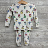 Organic 2 Pc Pj Princess's 18-24m