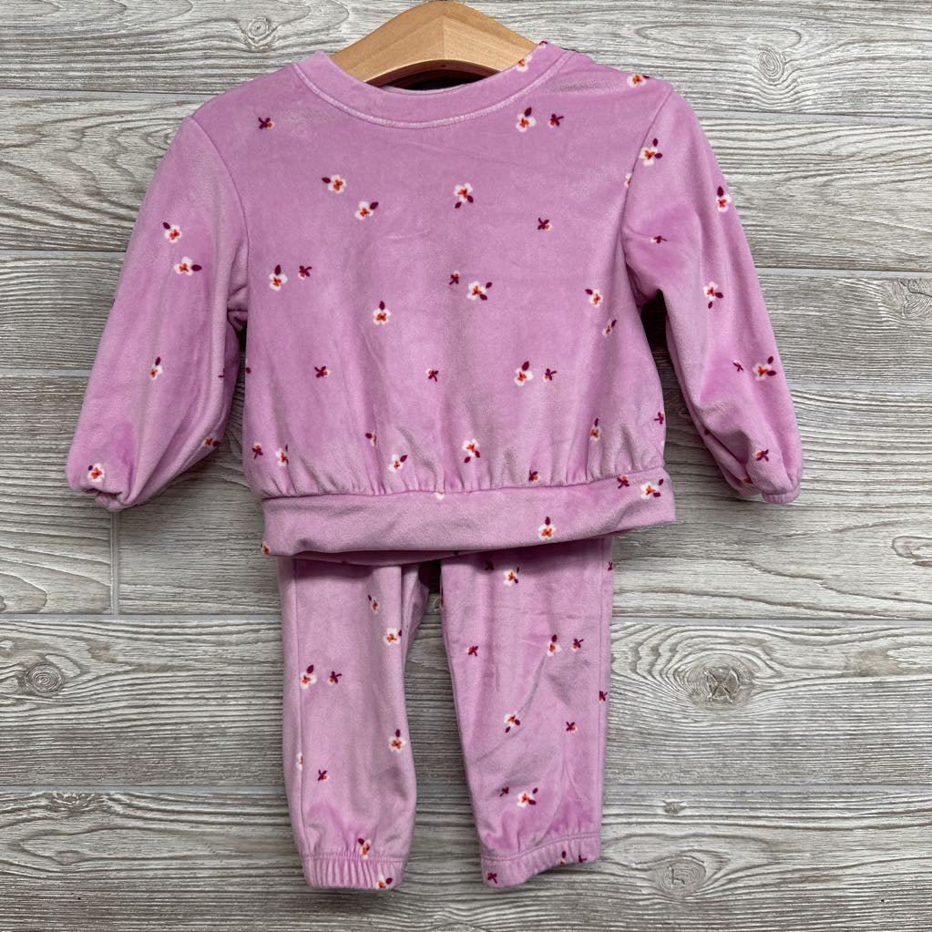 Plush Shirt & Pants Flowers 18M