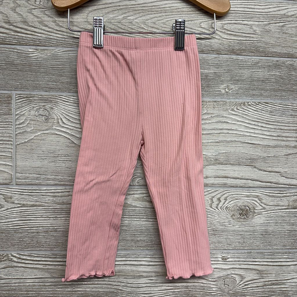 Lettuce Trim Ribbed Leggings 18-24M
