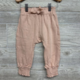 Organic Ruffle Neck Bodysuit, Pants & Headwrap 18-24M