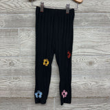 Ribbed Embroidered Flowers Shirt & Pants 4