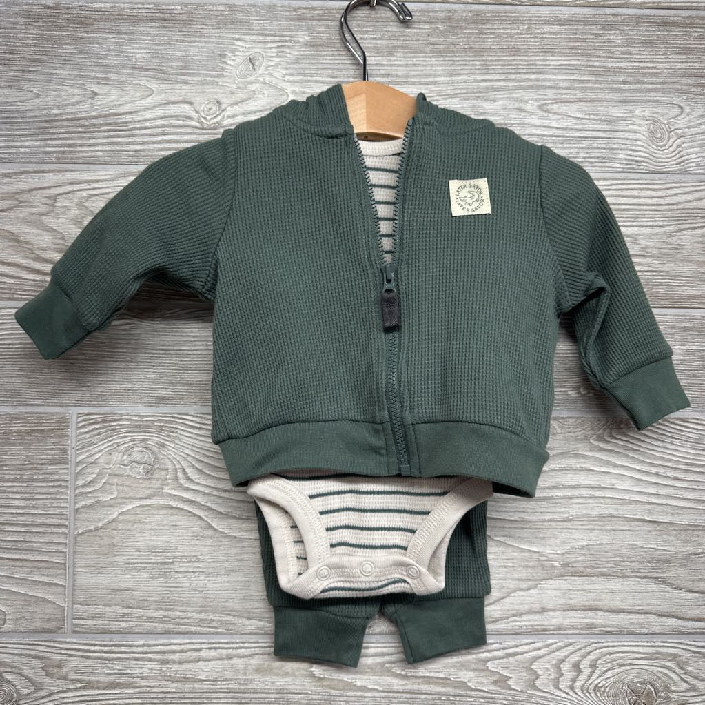 Waffle Knit Jacket, Bodysuit & Pants Later Gator 3M