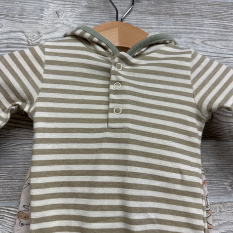 Crewneck Strong Brave, Striped Bodysuit & Pants 0-3M