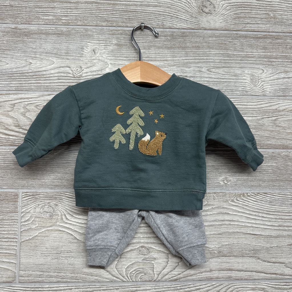 Crewneck Fox & Pants NB
