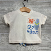 Shirt Sunshine & A Good Time & Shorts Striped 3M