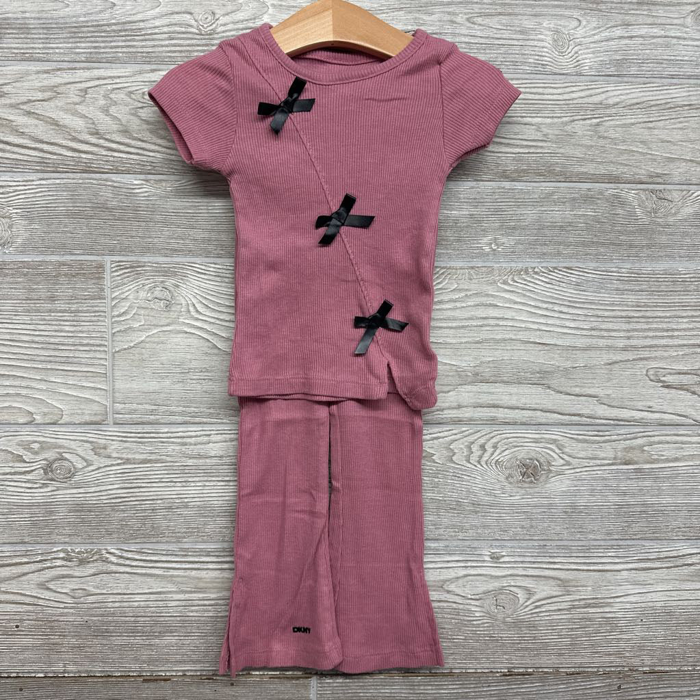 Ribbed Shirt Bows & Pants 2t