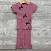 Ribbed Shirt Bows & Pants 2t