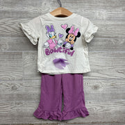 Ruffle Sleeve Shirt Bowtiful & Flare Pants 2t