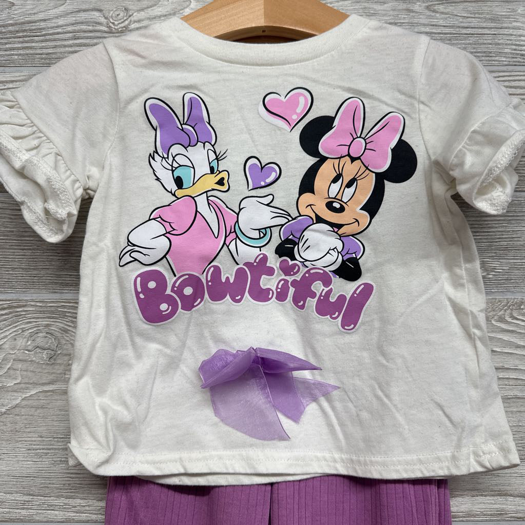 Ruffle Sleeve Shirt Bowtiful & Flare Pants 2t