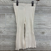Sweater Lettuce Ribbed Flare Leggings 2t
