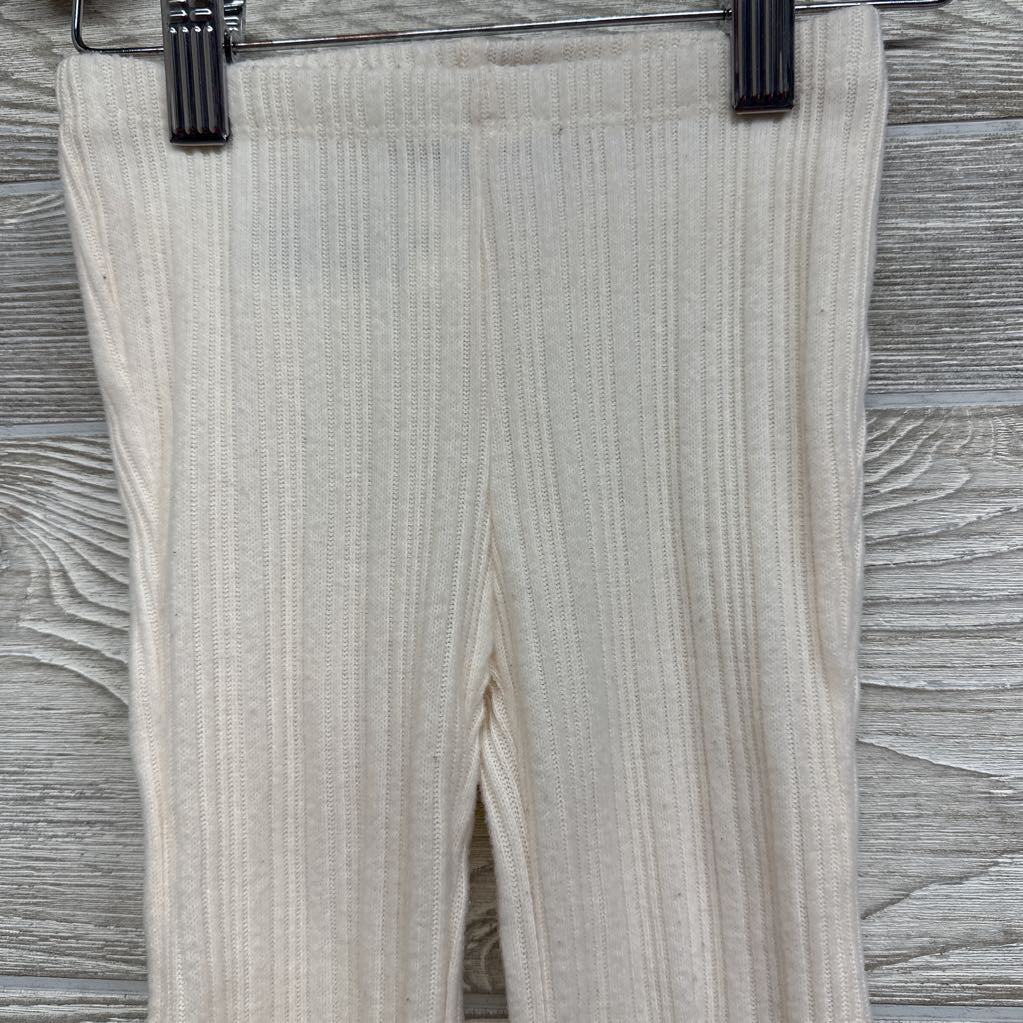 Sweater Lettuce Ribbed Flare Leggings 2t