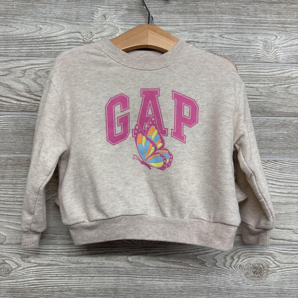 Crewneck Butterfly & Ruffle Shorts 2t
