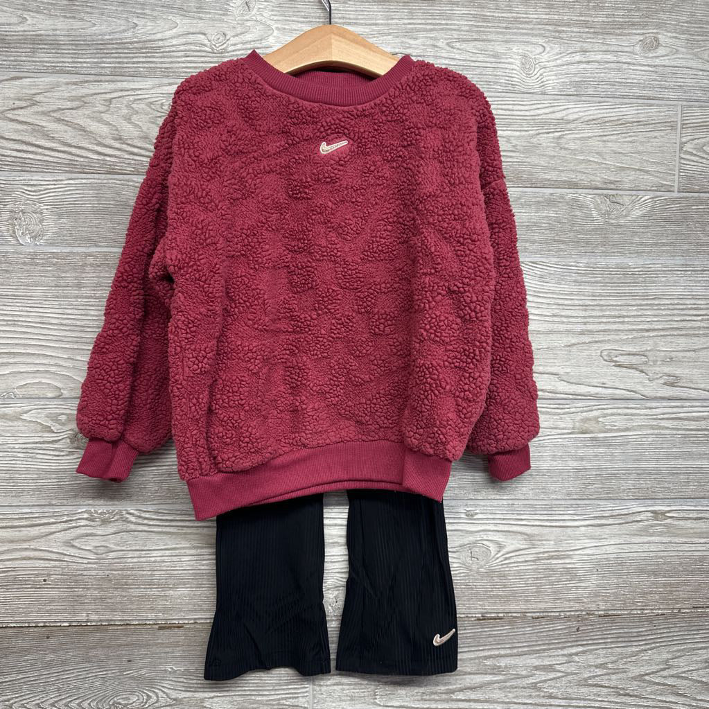Sherpa Crewneck & Leggings 4t