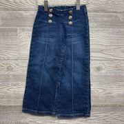 High Rise Pull On Jeans Buttons 4t