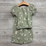 Textured Shirt & Wide Pants Flowers 24M