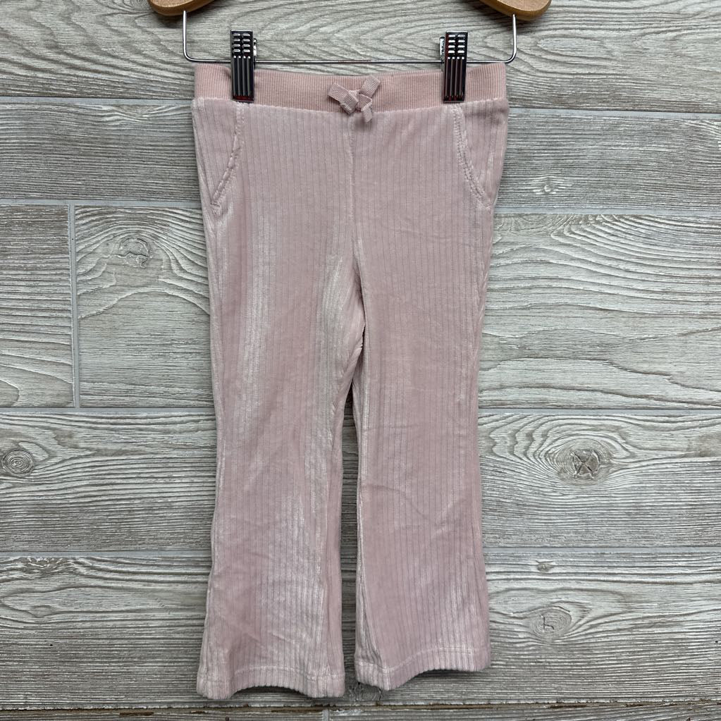 Velour Ribbed Hoodie Ballet Shoes & Wide Pants 24M