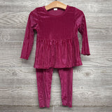 Ribbed Peplum Shirt & Pants 18-24M