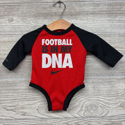 Waffle Knit LS Bodysuit Football Is In My DNA 3M