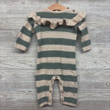 Ruffle Sweater Outfit Stripes 6-9M