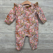 LS Gauze Outfit Flowers 6-9M