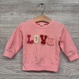 Crewneck Love 6-12M