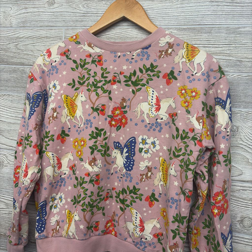 Printed Crewneck Unicorns & Flowers 13-14