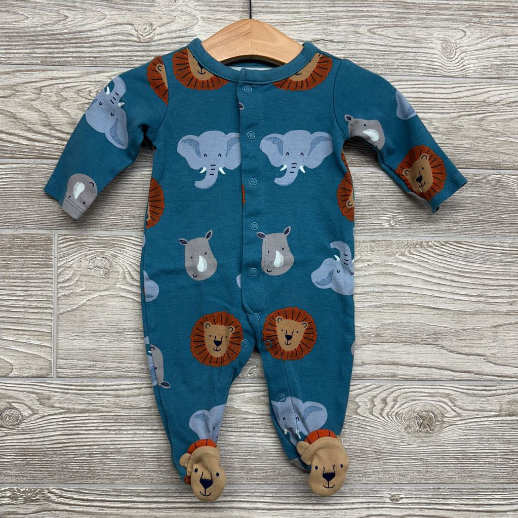 Button Up Sleeper Animals 3M