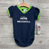 NEW Puff Sleeve Romper Seattle Seahawks 18M