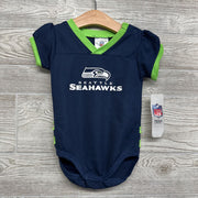 NEW Puff Sleeve Romper Seattle Seahawks 18M