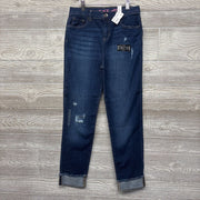 NEW Straight Rolled Cuff Jeans 14
