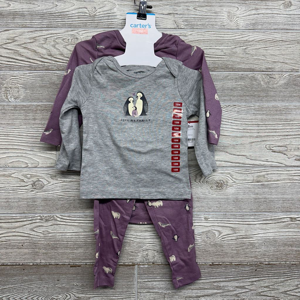 NEW Shirt, Bodysuit & Pants Penguins 18M