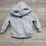 Full Zip Terry Hoodie W/ Ears 6M
