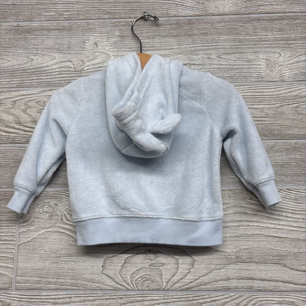 Full Zip Terry Hoodie W/ Ears 6M