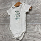 Bodysuit New To The Club 6-12M