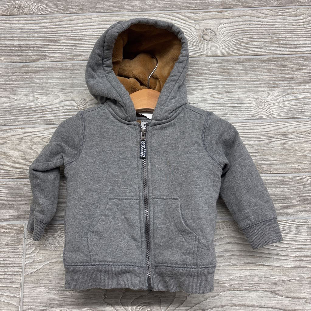 Lined Full Zip Hoodie 12M