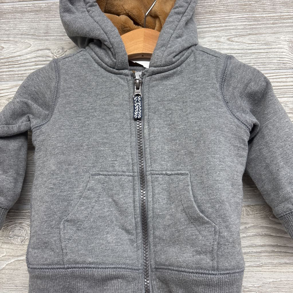 Lined Full Zip Hoodie 12M
