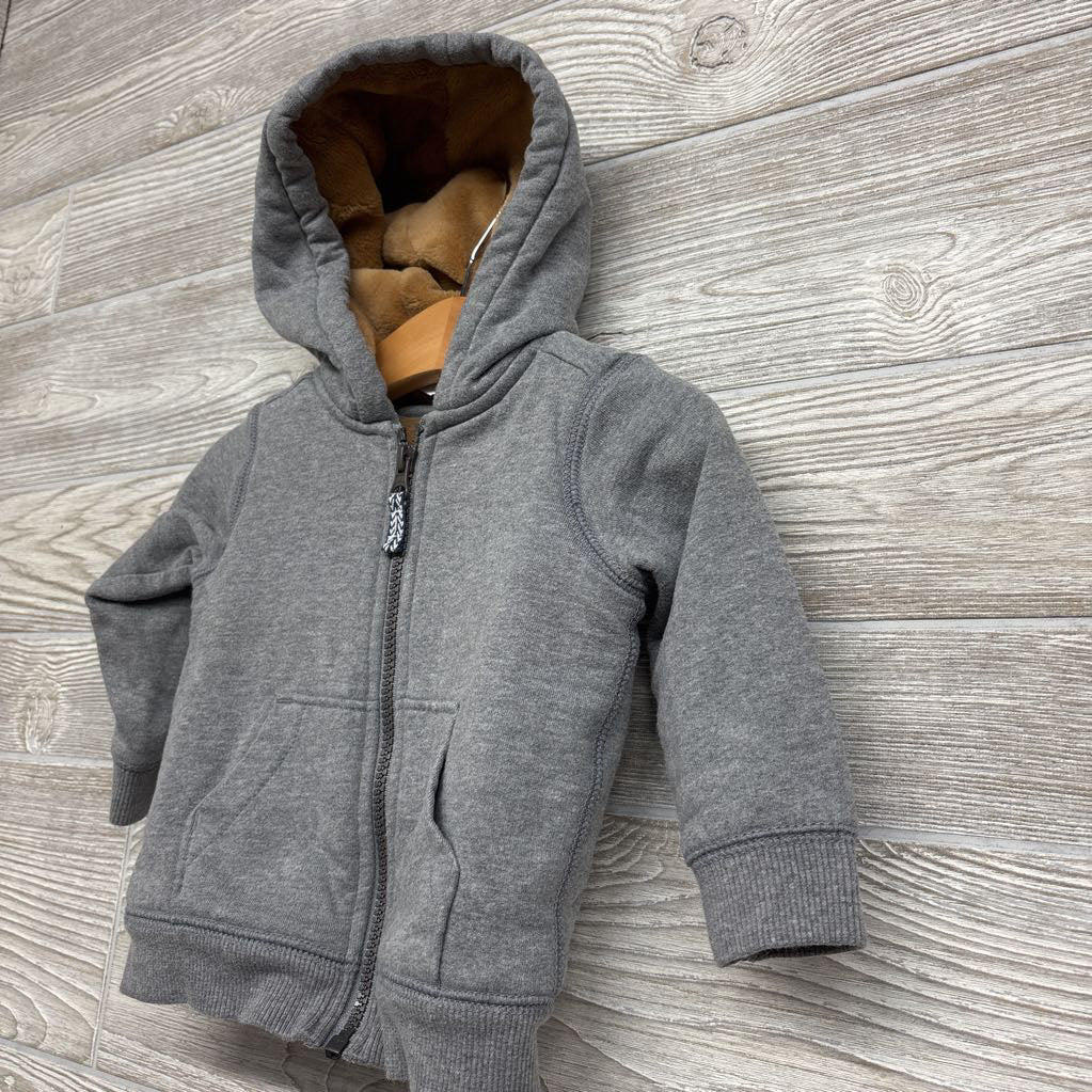 Lined Full Zip Hoodie 12M