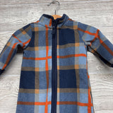LS Plaid Fleece Outfit 6M