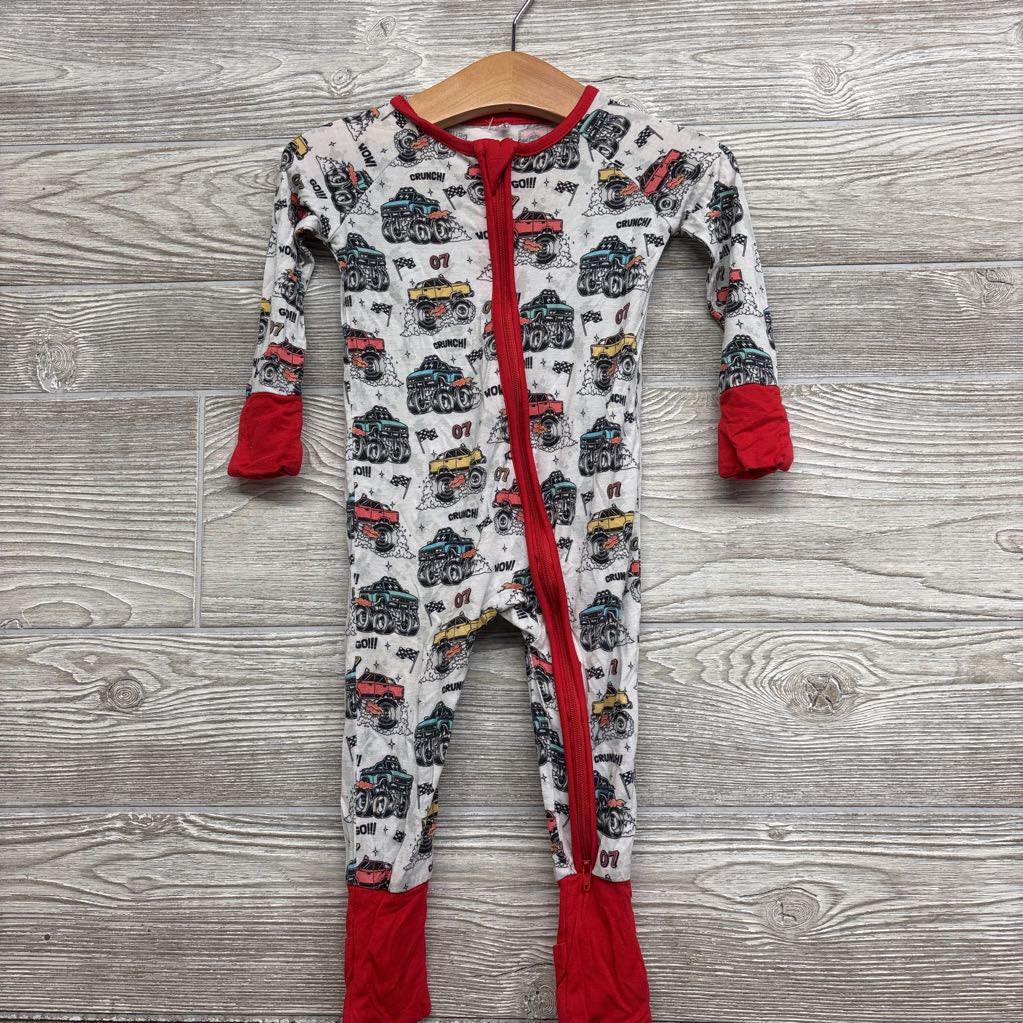 Bamboo Sleeper Monster Trucks 6-12M