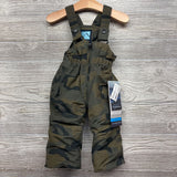 NEW Bib Snow Pants Camo 6M