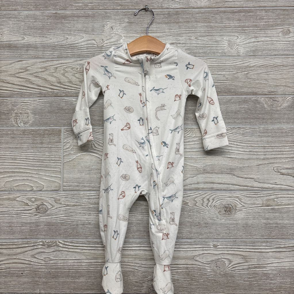 Bamboo Sleeper Narwhals Penguins Seashells 3-6M