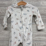 Bamboo Sleeper Narwhals Penguins Seashells 3-6M