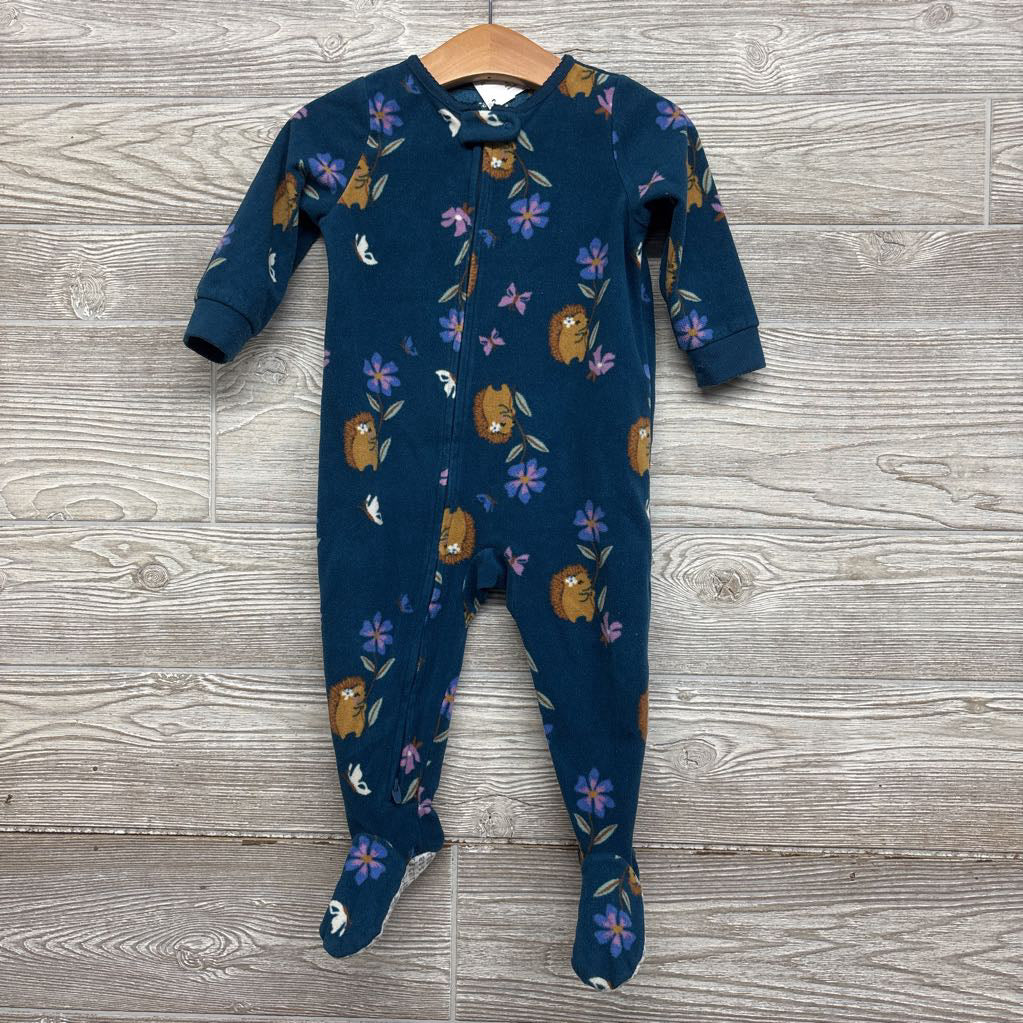 Blanket Sleeper Flowers Hedgehogs 12M