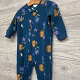 Blanket Sleeper Flowers Hedgehogs 12M