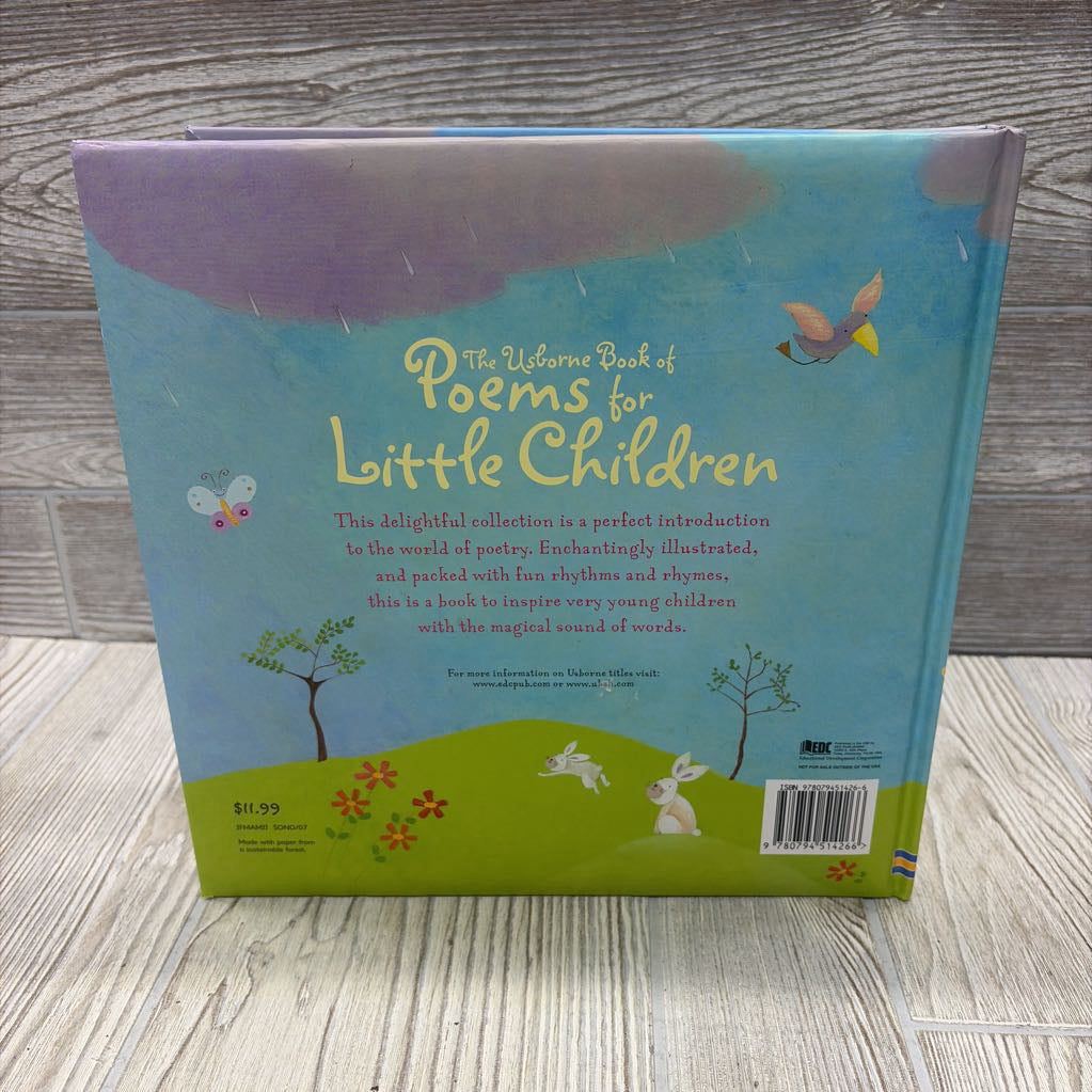The Usborne Book Of Poems For Little Children Hardcover Book